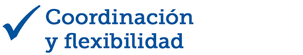 Coordinación y flexibilidad: Coordinación y flexibilidad: