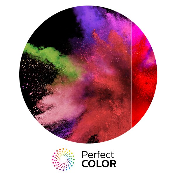 Espectro de color más amplio Espectro de color más amplio
