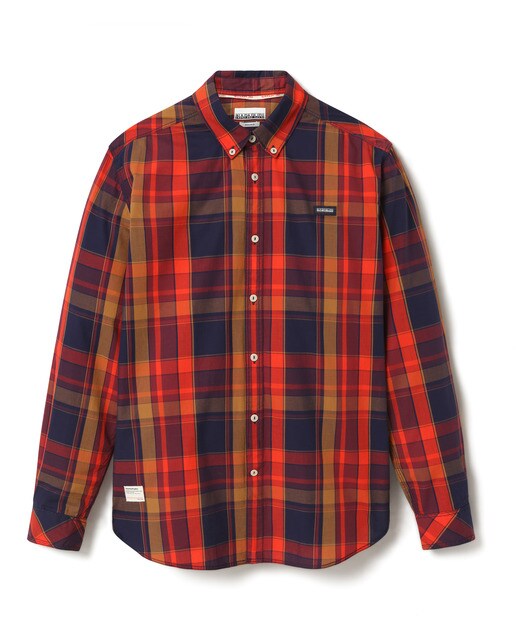 Camisa de hombre Gelin regular de cuadros multicolor