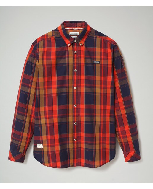 Camisa de hombre Gelin regular de cuadros multicolor