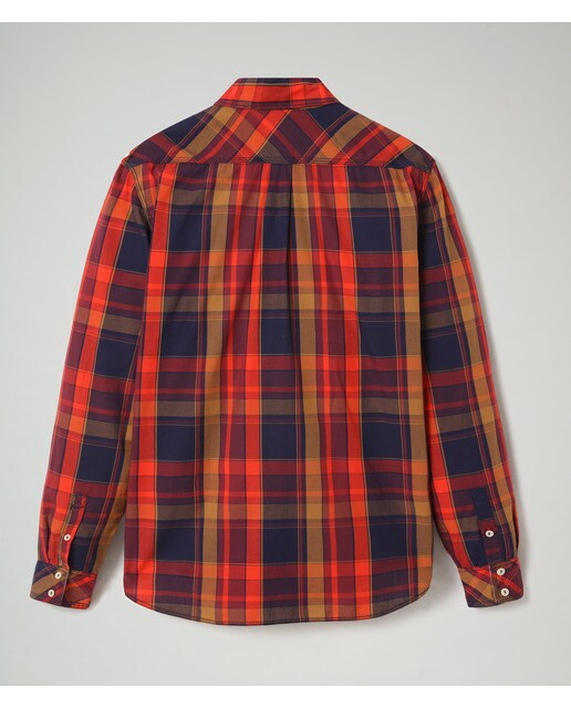 Camisa de hombre Gelin regular de cuadros multicolor