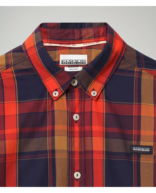 Camisa de hombre Gelin regular de cuadros multicolor