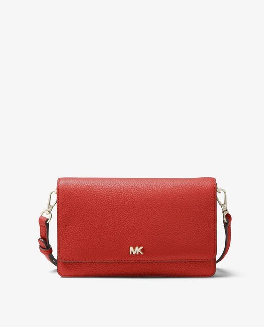 Bandolera de mujer Michael Michael Kors transformable de piel color rojo