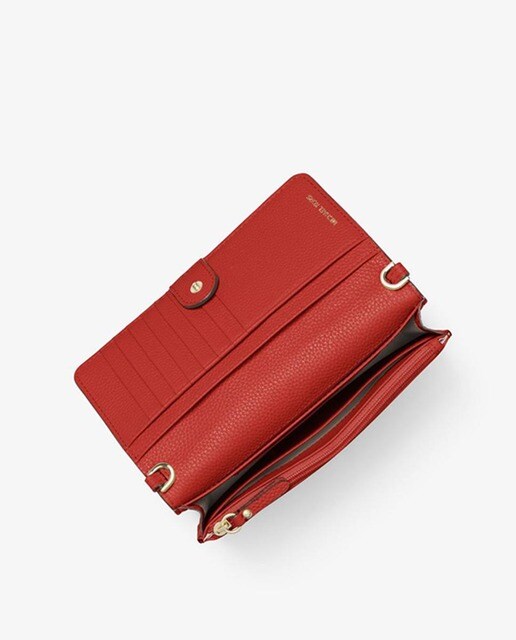 Bandolera de mujer Michael Michael Kors transformable de piel color rojo