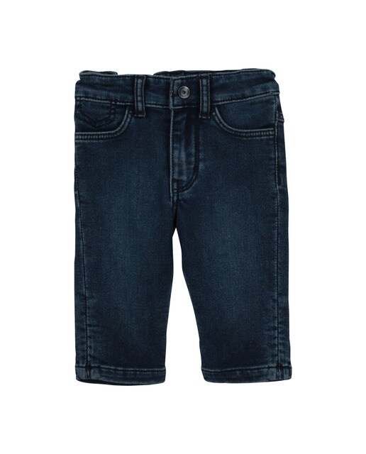 Pantalón de bebé niño vaquero en azul