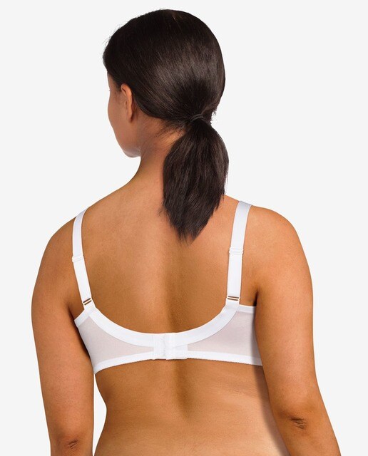 Sujetador reductor Hedona liso con bordados