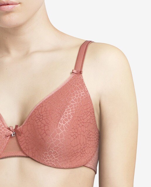 Sujetador reductor C-Magnifique de tejido de malla jacquard