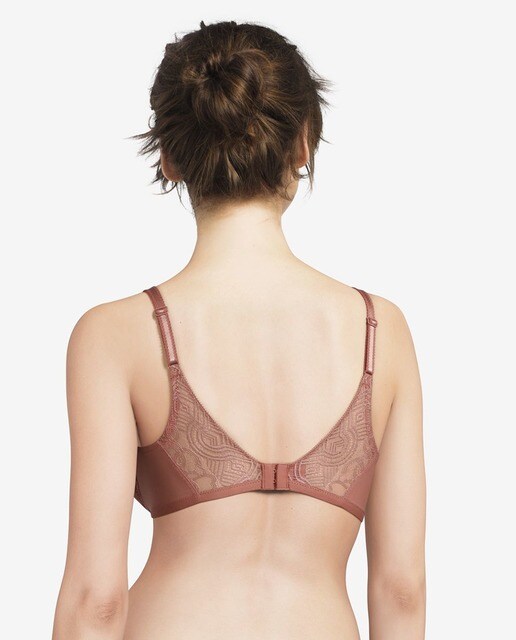 Sujetador Solace push up removible con encaje Leavers