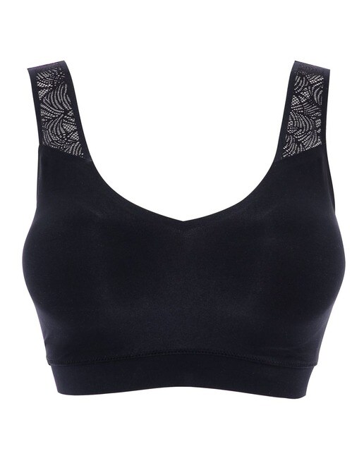 Top sin aro SoftStretch preformado con encaje