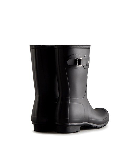 Botas de agua de mujer Hunter en negro de caña media