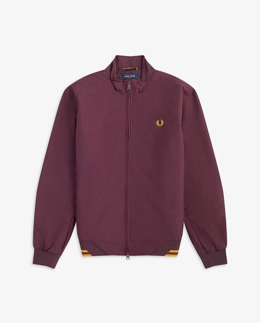 Chaqueta de hombre en rojo con cremallera
