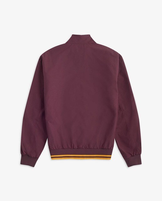 Chaqueta de hombre en rojo con cremallera