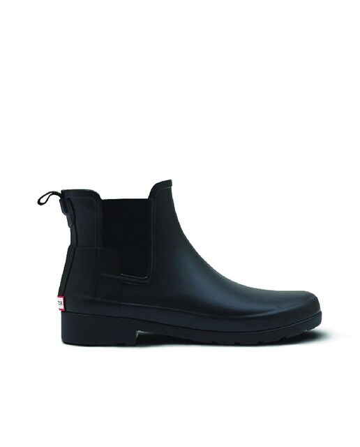 Botas de agua de mujer Hunter Chelsea Refined en negro
