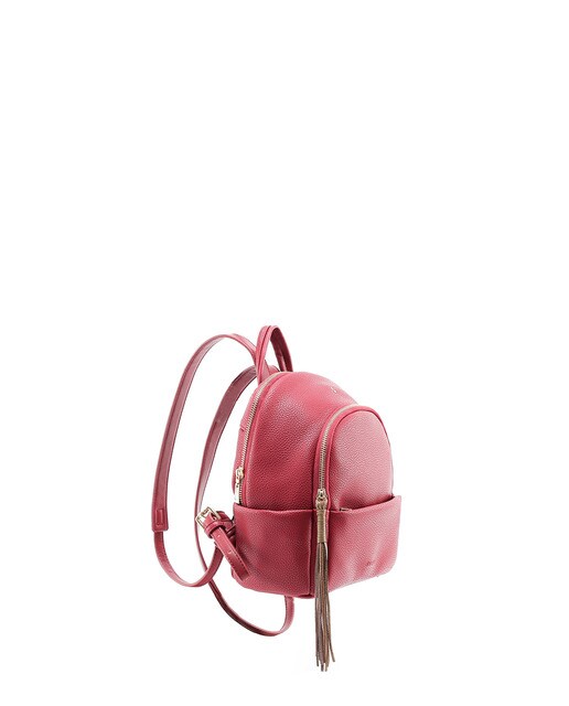 Mochila pequeña de mujer Fang en color rojo