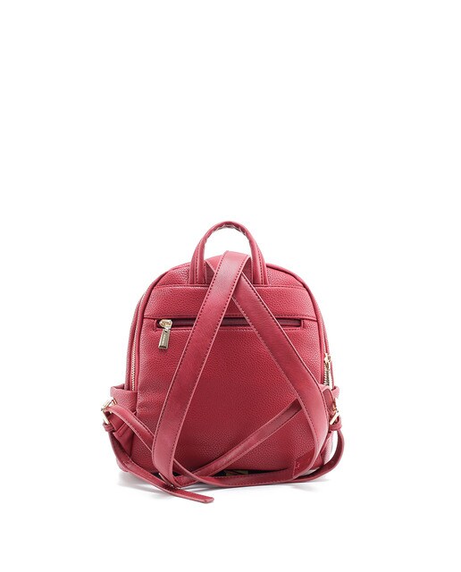 Mochila pequeña de mujer Fang en color rojo