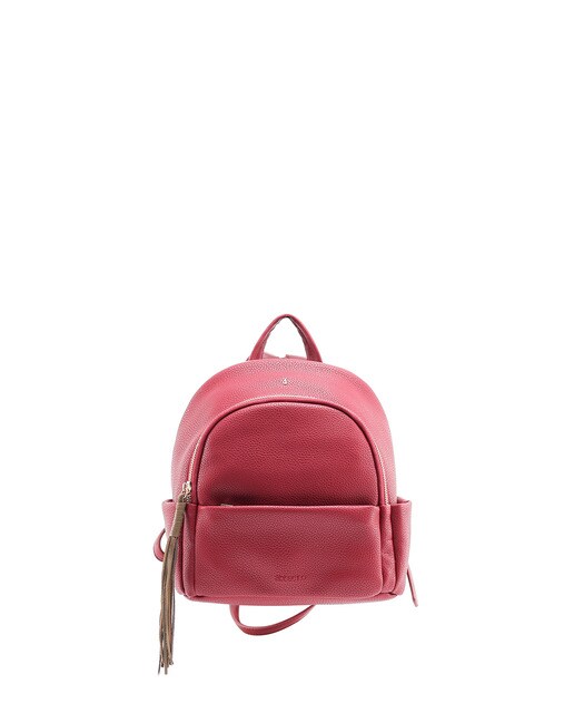 Mochila pequeña de mujer Fang en color rojo