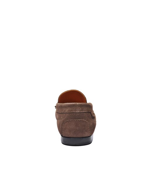 Mocasines de hombre Sebago de ante en color marrón de pala lisa
