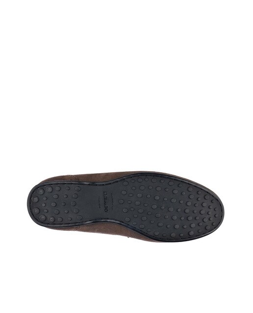 Mocasines de hombre Sebago de ante en color marrón de pala lisa