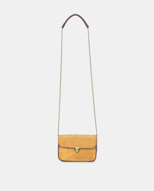 Bandolera de mujer Abbacino en bronce con solapa