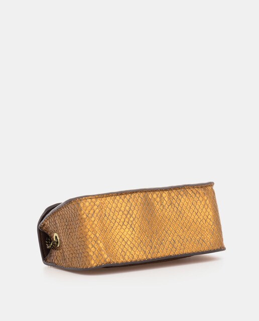 Bandolera de mujer Abbacino en bronce con solapa