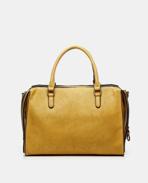 Bolso de mano Abbacino Lady bag Terrola amarillo con asa larga extraíble