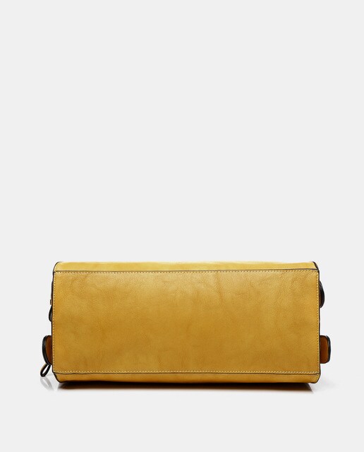 Bolso de mano Abbacino Lady bag Terrola amarillo con asa larga extraíble
