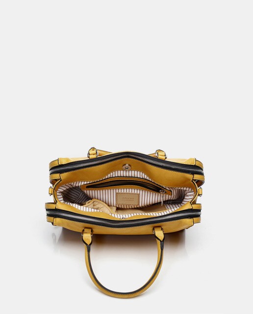 Bolso de mano Abbacino Lady bag Terrola amarillo con asa larga extraíble
