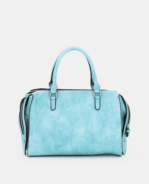 Bolso de mano Abbacino Lady bag Terrola en color turquesa con asa larga extraíble