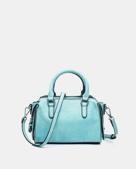 Bolso de mano Abbacino Lady bag Terrola en color turquesa con asa larga extraíble