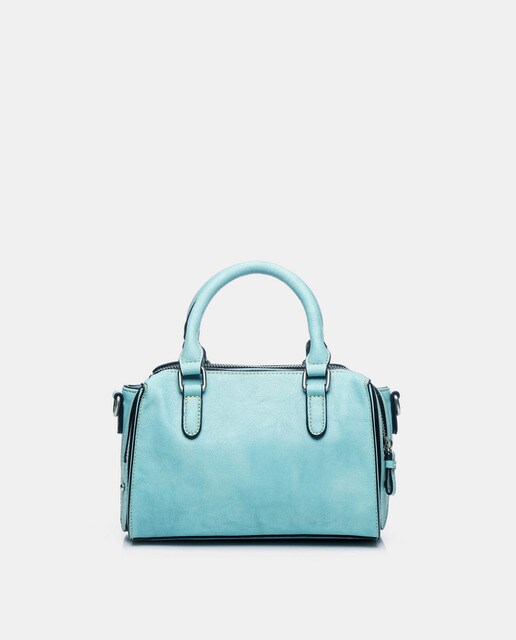 Bolso de mano Abbacino Lady bag Terrola en color turquesa con asa larga extraíble