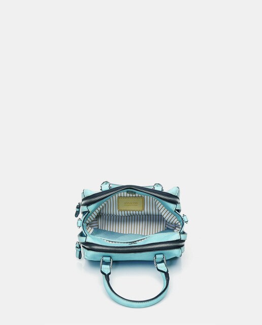 Bolso de mano Abbacino Lady bag Terrola en color turquesa con asa larga extraíble