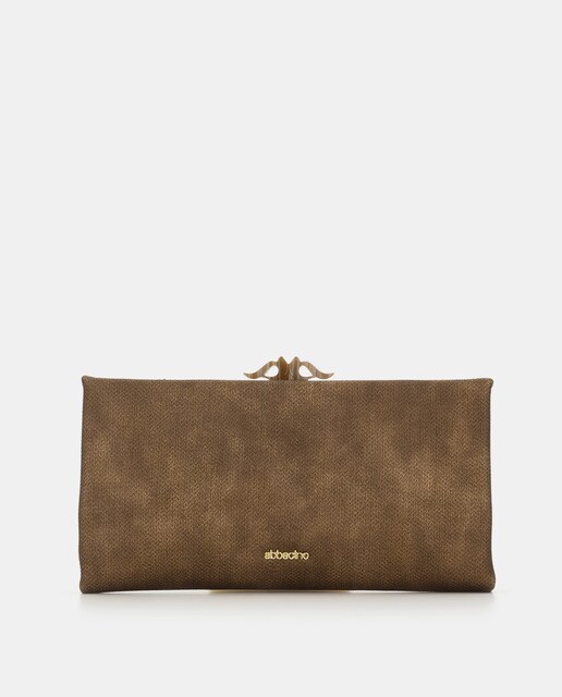 Bolso de fiesta Abbacino Aiamans en color cobre con asa de hombro extraíble