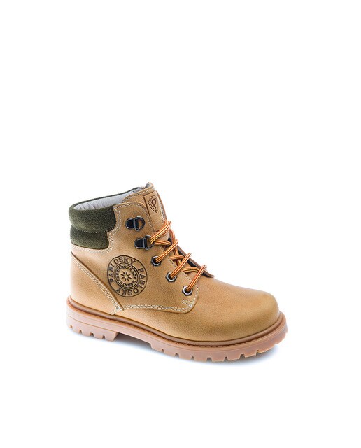 Botas de niño Pablosky de piel con cordones