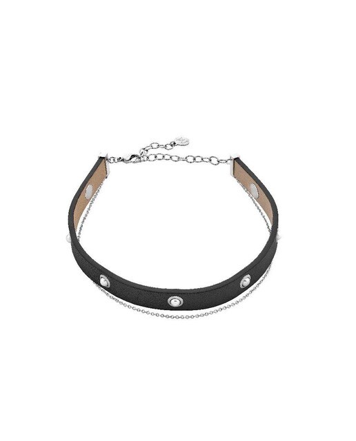 Collar Majorica Moonlight de Acero con perla blanca