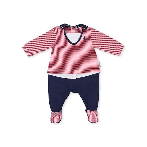 Imagem 0 de Calções de Banho em Vermelho com Riscas