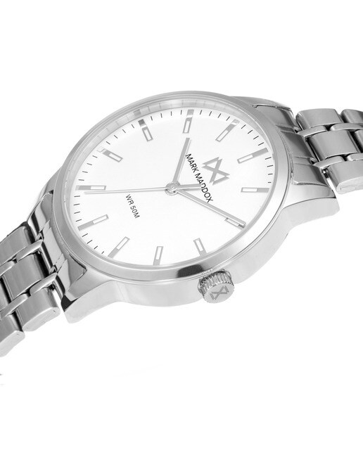 Reloj de Mujer Mark Maddox Canal tres agujas de acero y brazalete