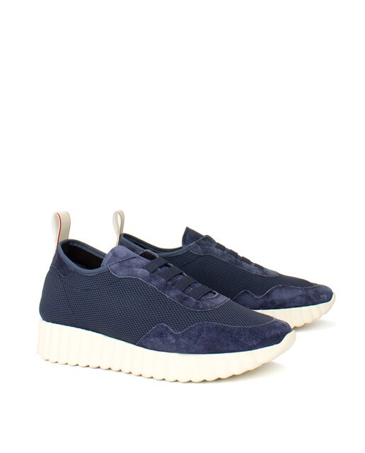 Zapatillas deportivas de mujer de Weekend by Pedro Miralles de piel en azul