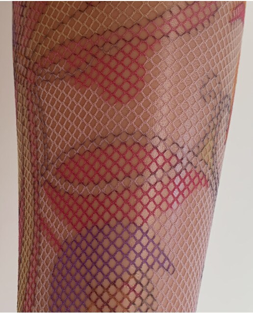 Panty Start de microtul serigrafiado y rombo de algodón