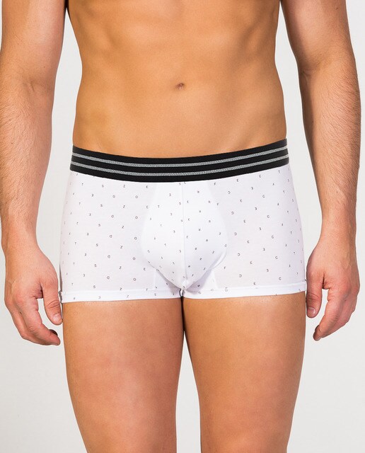Bóxers de hombre ZD estampado en blanco