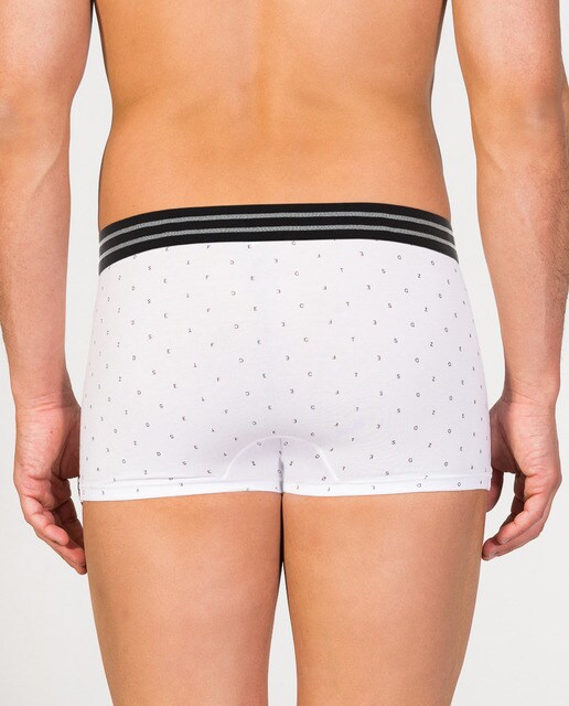 Bóxers de hombre ZD estampado en blanco
