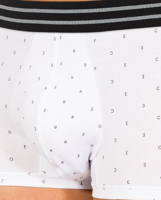 Bóxers de hombre ZD estampado en blanco