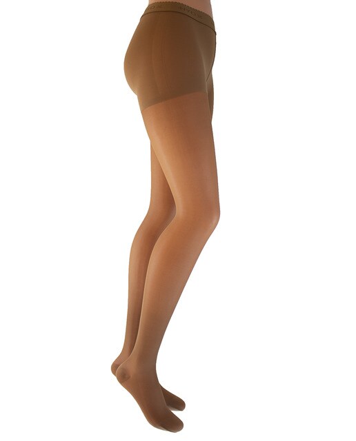 Panty de compresión graduada Cosmetic de 70 deniers y transparencia de 30 deniers. Malla lisa