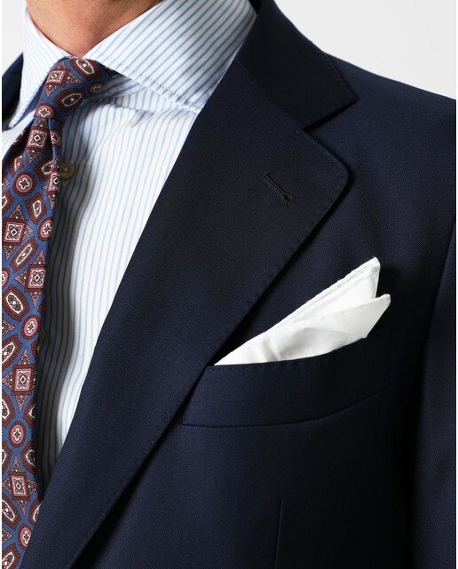 Traje de hombre slim liso azul