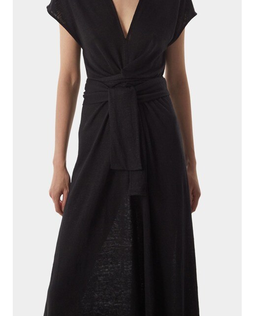 Vestido largo 100% lino