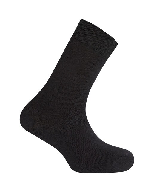 Calcetines de hombre Punto Blanco cortos negros