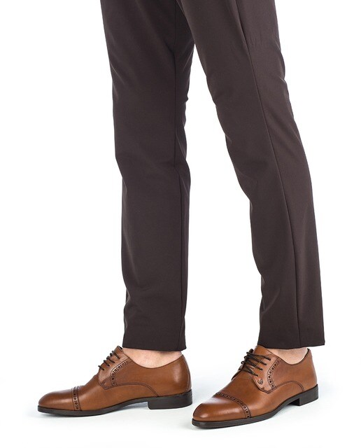 Bluchers de hombre Martinelli de piel vacuna color marrón