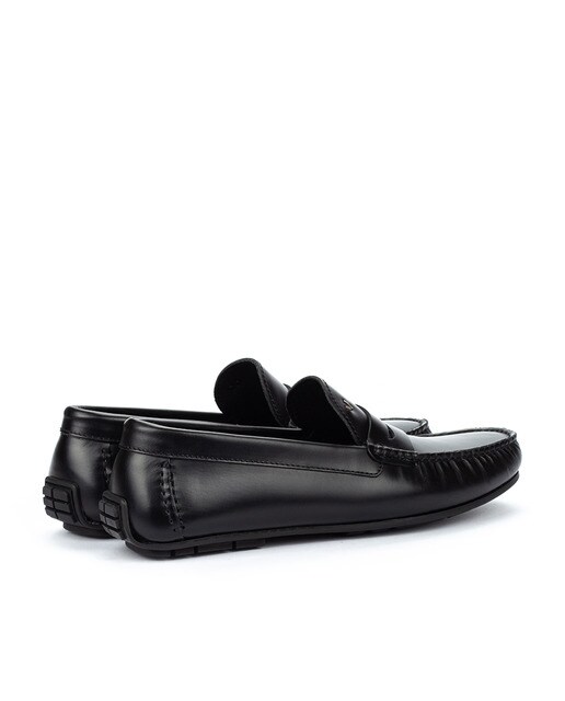 Mocasines de hombre Martinelli de piel en color negro
