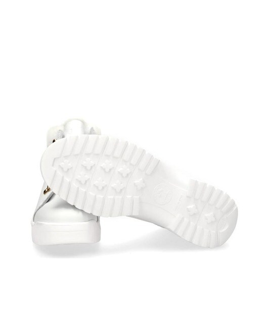 Botines de mujer Panama Jack de piel en color blanco