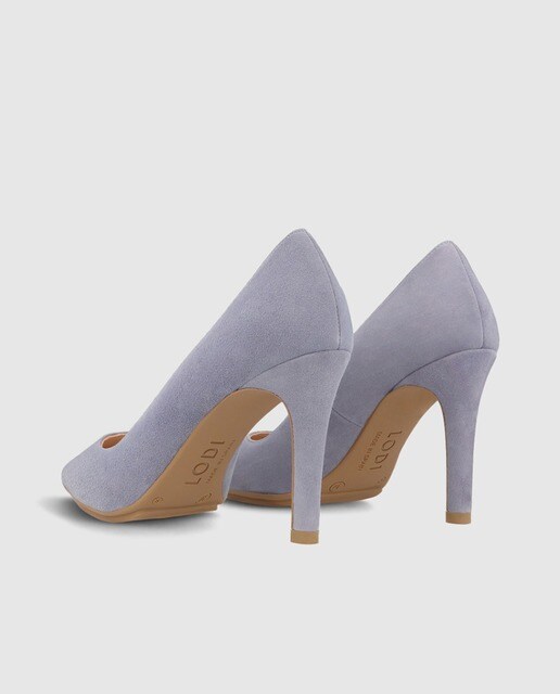 Zapatos de salón de mujer Lodi en ante de color azul