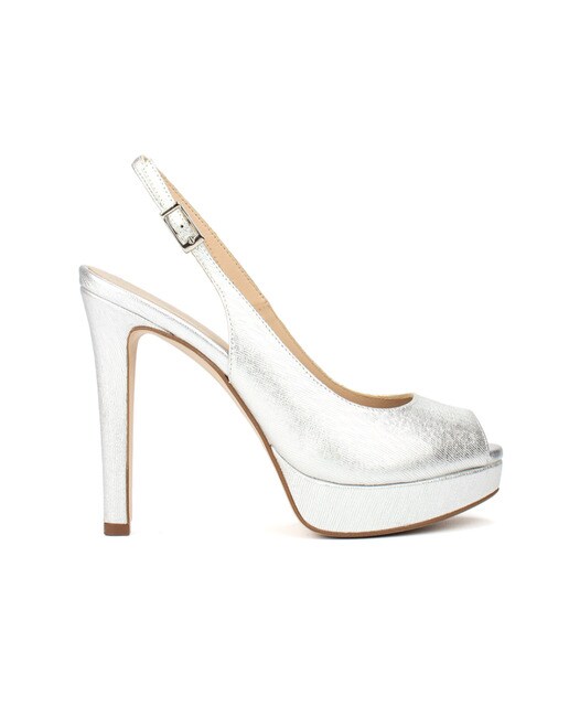 Pep Toes de mujer de Pedro Miralles de napa color plata